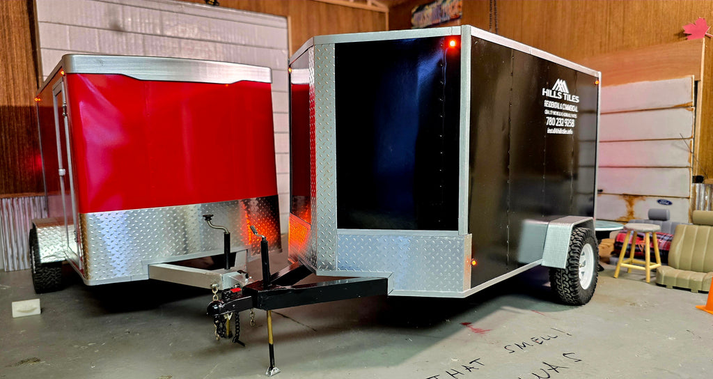 1/10 Scale Single Axle 6×12 V-nose